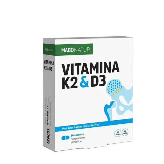 Mabonatur Vitamina K2&D3, 30 capsule