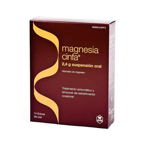 Magnesia Cinfa 2,4 g 14 bustine sospensione orale