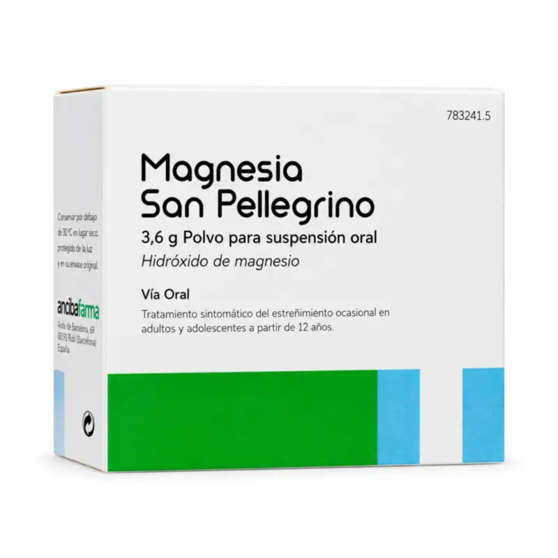 Magnesia San Pellegrino 3,6 g polvere per sospensione orale 20 bustine