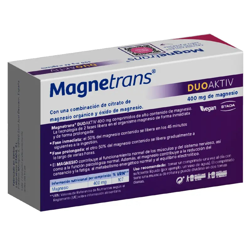 Magnetrans Magnetrans Duo Activ 400 mg di magnesio, 20 capsule
