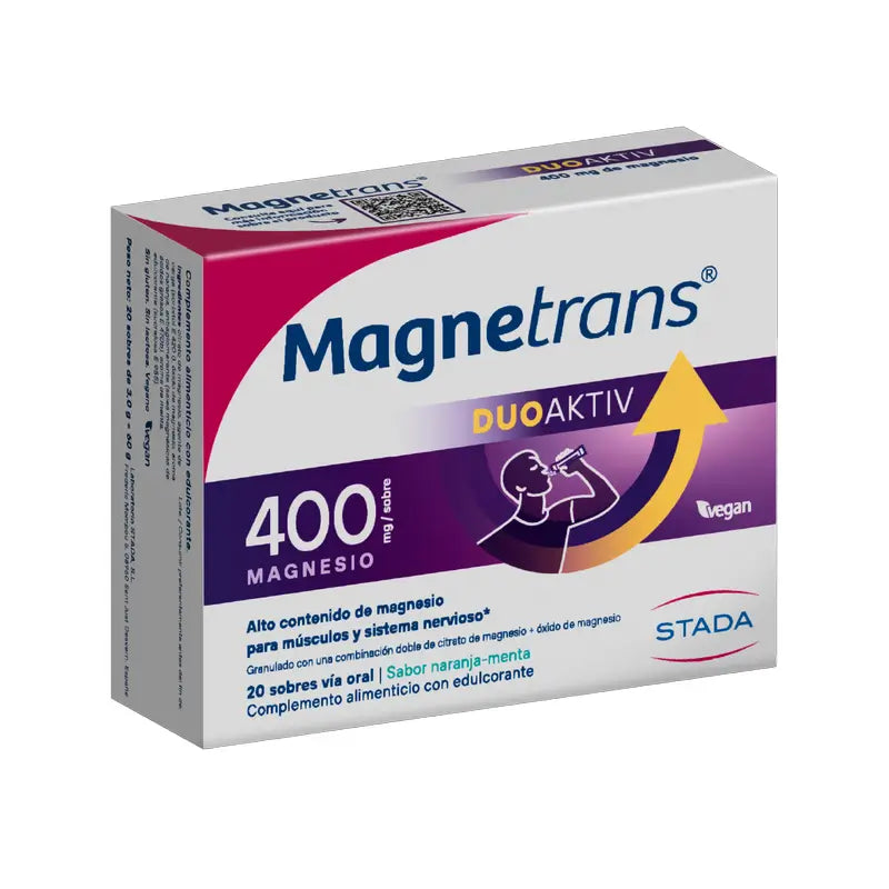 Magnetrans Magnetrans Duo Activ 400 mg di magnesio, 20 bustine