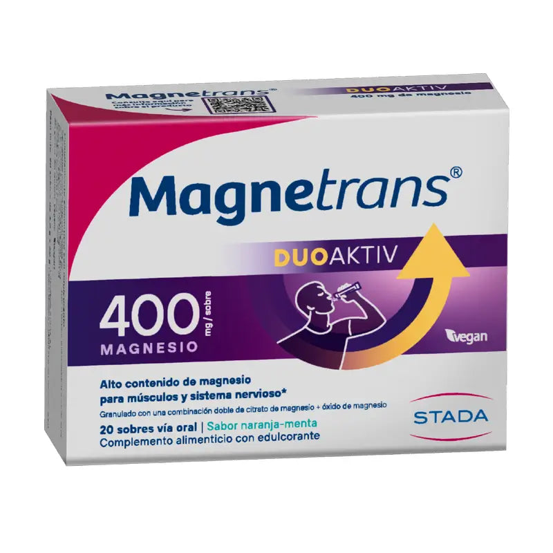 Magnetrans Magnetrans Duo Activ 400 mg di magnesio, 20 bustine