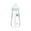 Biberon di cristallo Mam Baby Feel Good Blu opaco, 260 ml