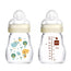Mam Baby Baby Bottle Crystal Feel Good Neutral Matt, 170 ml