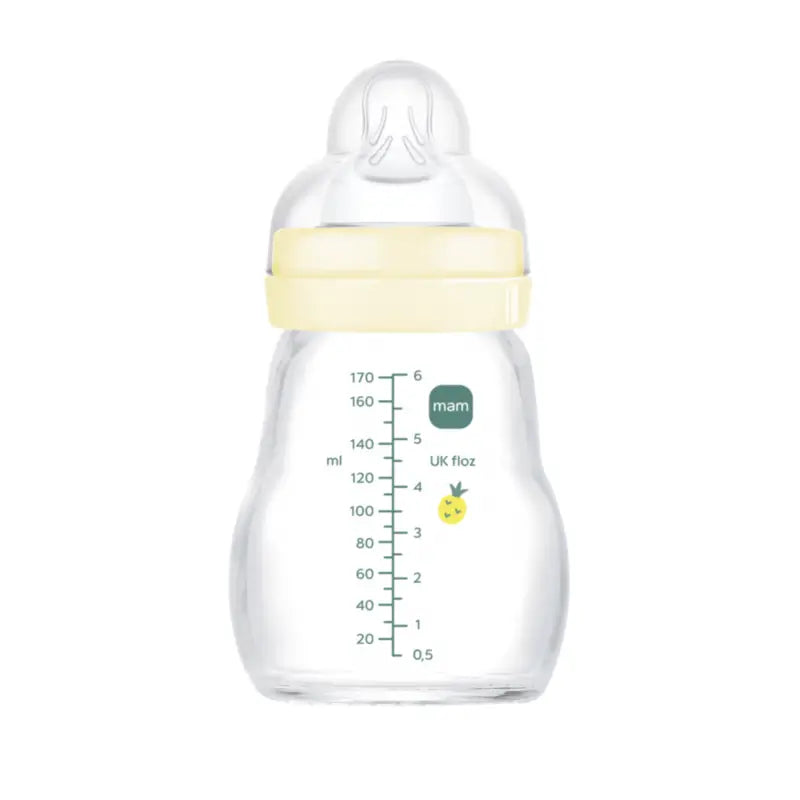 Mam Baby Baby Bottle Crystal Feel Good Neutral Matt, 170 ml