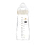 Mam Baby Biberon in vetro Feel Good Neutro Opaco, 260 ml