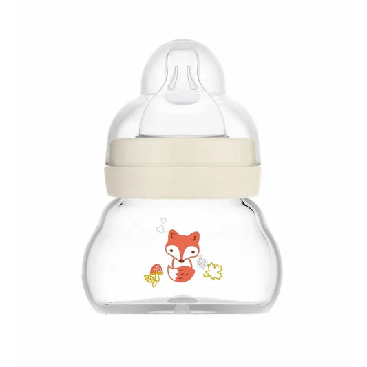 Biberon Mam Baby Crystal Feel Good Neutro Rosa, 90 ml