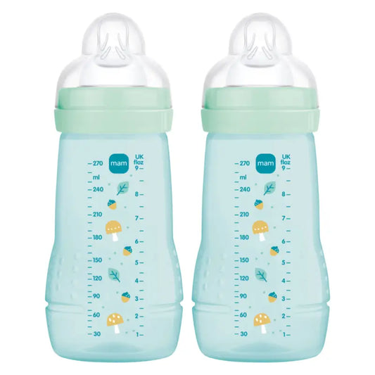 Biberon Mam Baby Easy Active Blu brillante, 2X270Ml