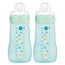 Biberon Mam Baby Easy Active Blu brillante, 2X270Ml