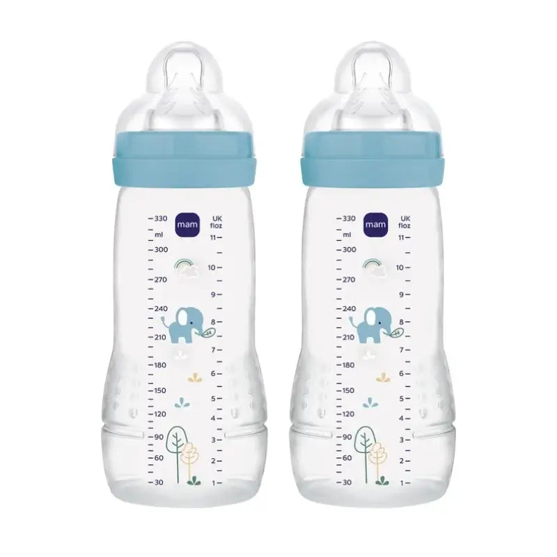 Biberon Mam Baby Easy Active Blu brillante, 2X330Ml