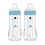 Biberon Mam Baby Easy Active Blu brillante, 2X330Ml