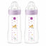 Biberon Mam Baby Easy Active Rosa brillante, 2X330Ml
