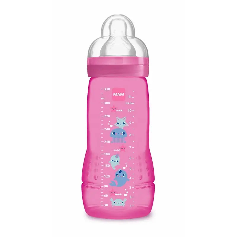Biberon Mam Baby Easy Active Rosa brillante, 330 ml