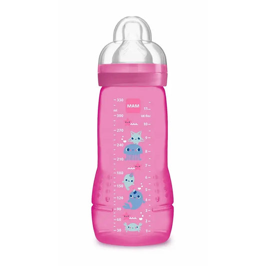 Biberon Mam Baby Easy Active Rosa brillante, 330 ml