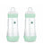 Bottiglia anticolica Mam Baby Easy Start Blu brillante, 2X320Ml