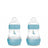 Bottiglia anticolica Mam Baby Easy Start Blu Matt, 2X160Ml