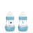 Bottiglia anticolica Mam Baby Easy Start Blu Matt, 2X160Ml