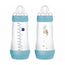 Bottiglia anticolica Mam Baby Easy Start Blu Matt, 2X320Ml