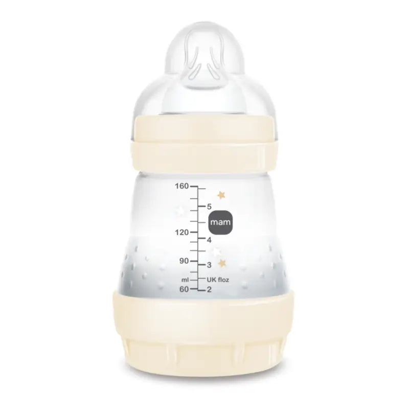 Mam Baby Easy Start, biberon neutro anticolica lucido, 160 ml