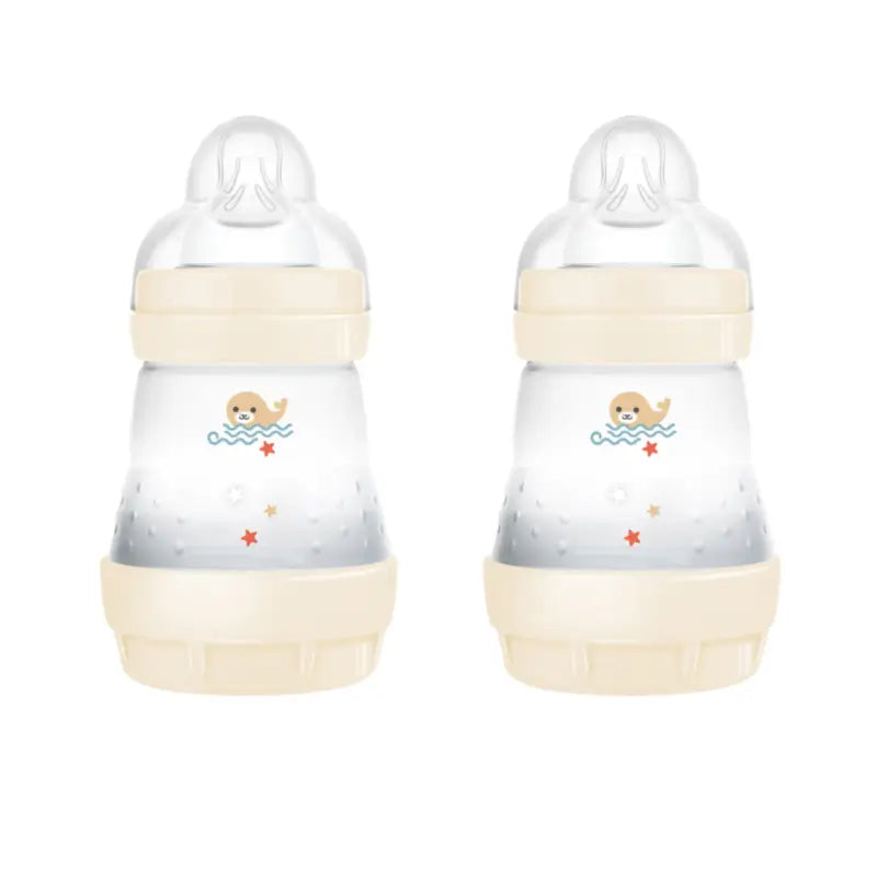 Mam Baby Easy Start Bottiglia neutra anticolica lucida, 2X160Ml