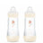 Mam Baby Easy Start Bottiglia neutra anticolica lucida, 2X320Ml