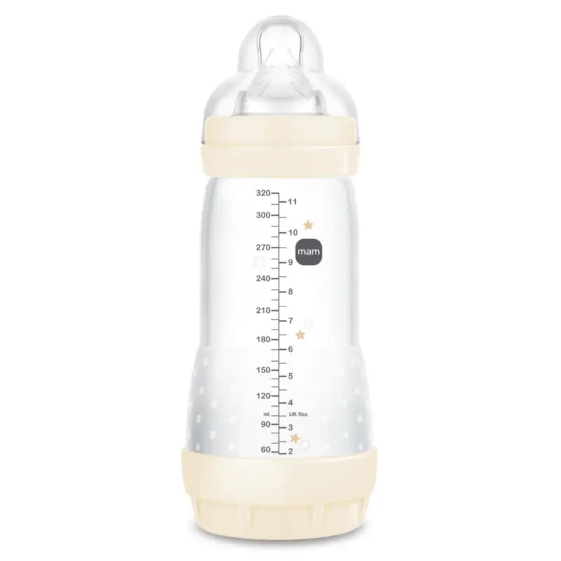 Mam Baby Easy Start - Bottiglia neutra anticolica lucida, 320 ml
