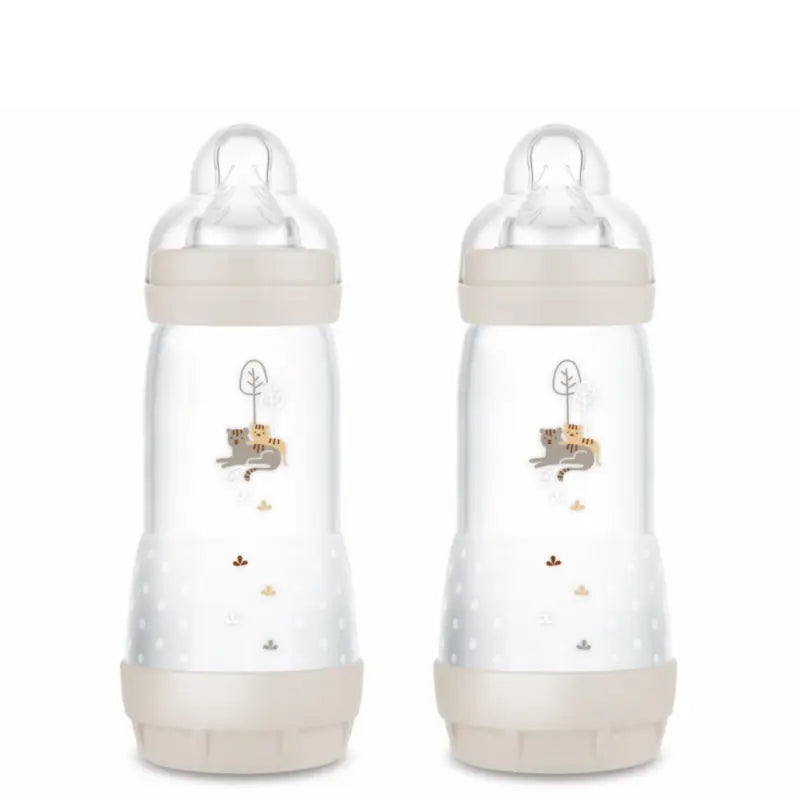 Mam Baby Easy Start Biberon anticolica neutro opaco, 2X320Ml