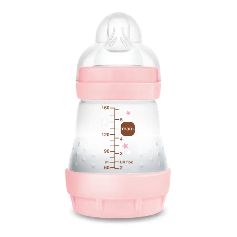 Bottiglia anticolica Mam Baby Easy Start Rosa brillante, 160 ml