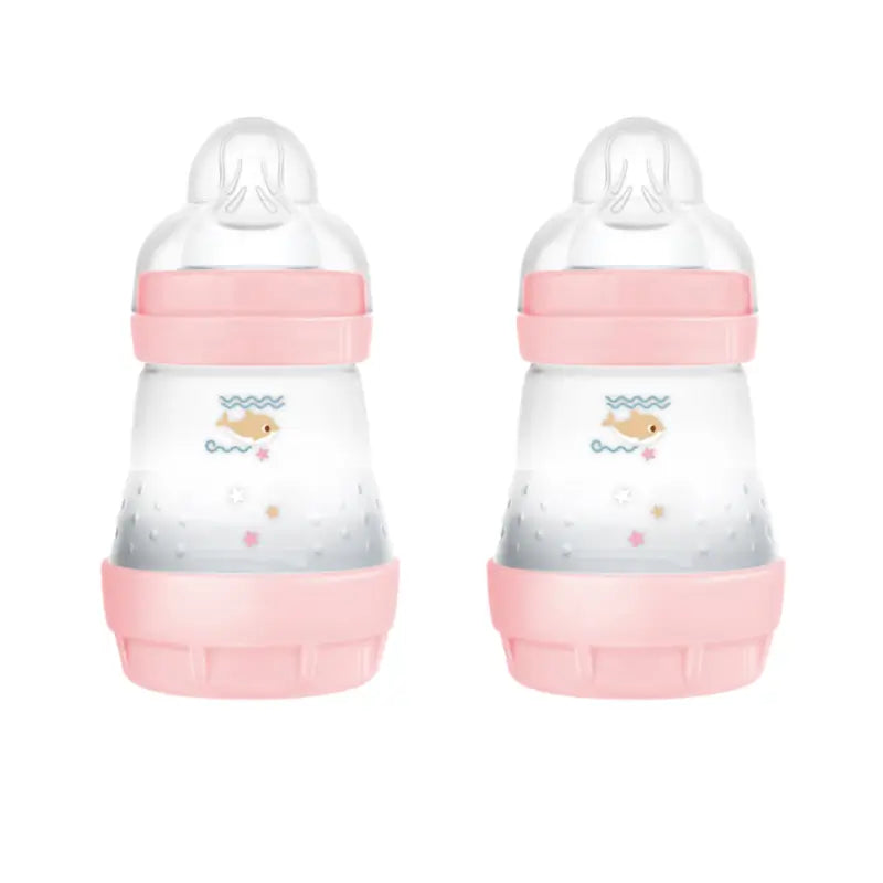 Bottiglia anticolica Mam Baby Easy Start Rosa brillante, 2X160Ml