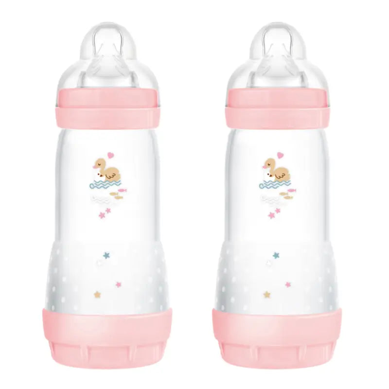 Bottiglia anticolica Mam Baby Easy Start Rosa brillante, 2X320Ml
