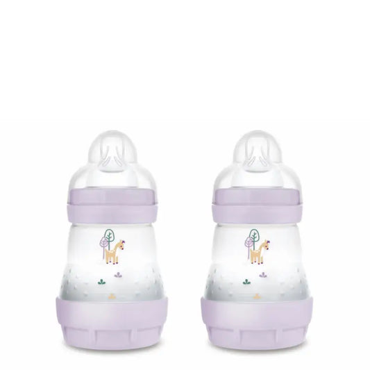 Bottiglia anticolica Mam Baby Easy Start Rosa opaco, 2X160Ml