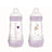 Biberon Mam Baby Easy Start Anticolica Rosa Opaco, 2X260Ml