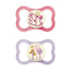 Mam Baby Pacifier Air Night Silicone Rosa +16M, 2 unità