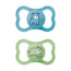 Mam Baby Pacifier Air Silicone Blu +16M, 2 unità