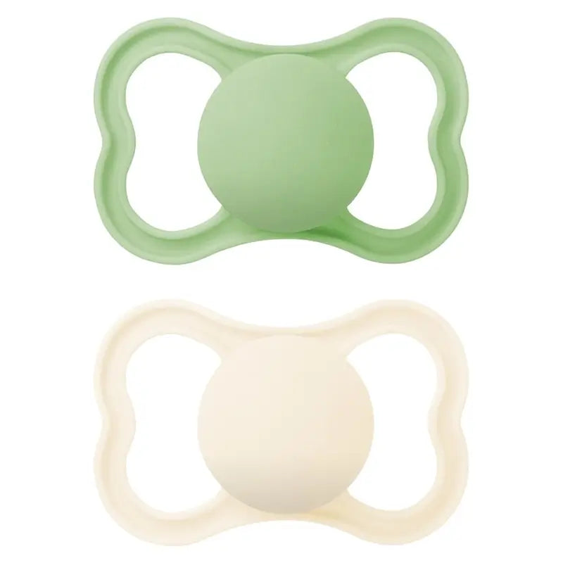 Mam Baby Pacifier Air Silicone Neutro +16M, 2 unità