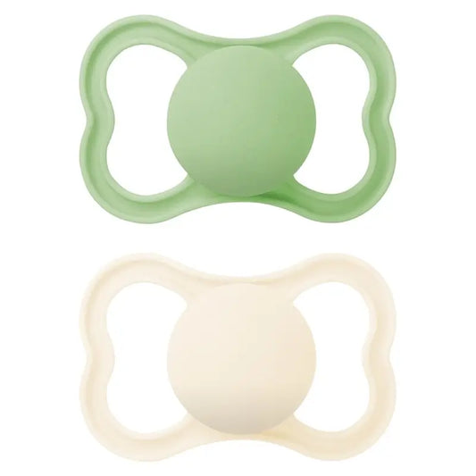 Mam Baby Pacifier Air Silicone Neutro +6M, 2 unità