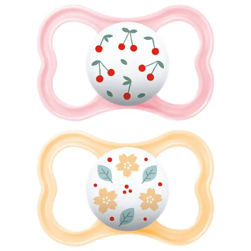 Mam Baby Pacifier Air Silicone Rosa +16M, 2 unità