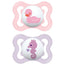 Mam Baby Pacifier Air Silicone Rosa 2-6M, 2 unità