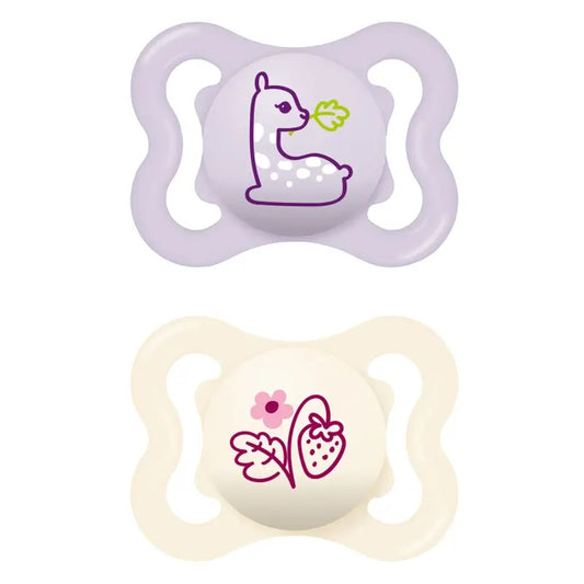 Mam Baby Pacifier Air Silicone Rosa 2-6M, 2 unità