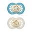 Mam Baby Pacifier Original Night Silicone Blu +6M, 2 unità