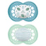 Ciuccio originale in silicone Mam Baby Blue +6M, 2 unità