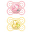 Mam Baby Ciuccio perfetto in silicone rosa 2-6M, 2 unità