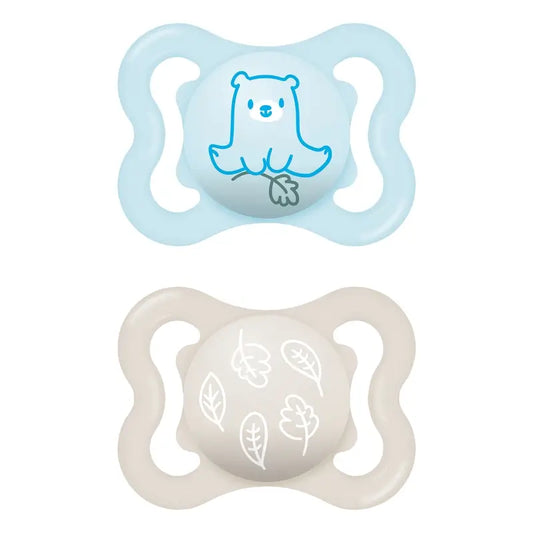 Succhietto in silicone Mam Baby Supreme Blu 2-6M, 2 unità