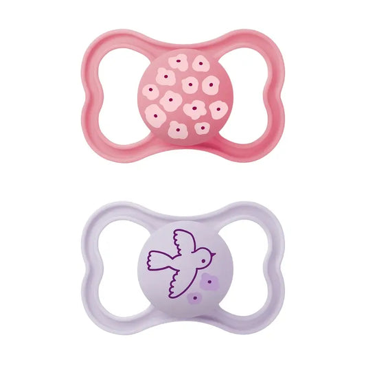 Mam Baby Supreme Ciuccio in silicone rosa +16M, 2 unità