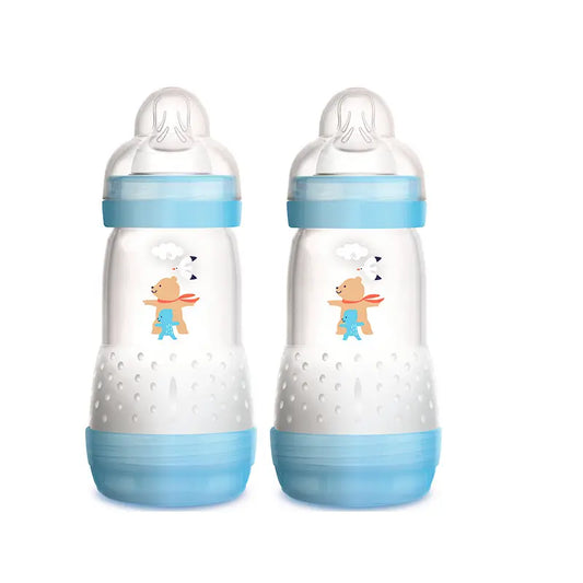 Mam Bottiglia anticolica blu, 2 unità x 260 ml
