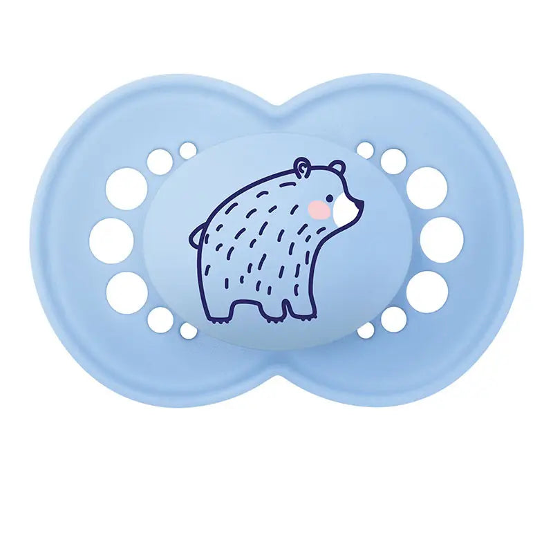 Ciuccio Mam Original 16+ in silicone blu opaco, 2 unità