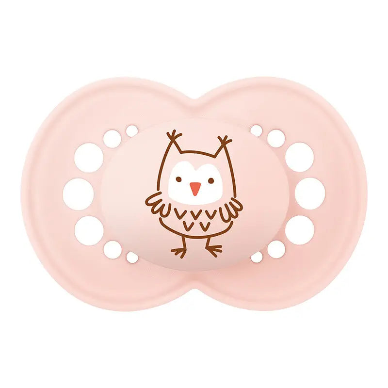 Ciuccio Mam Original 6+ in silicone rosa opaco, 2 unità