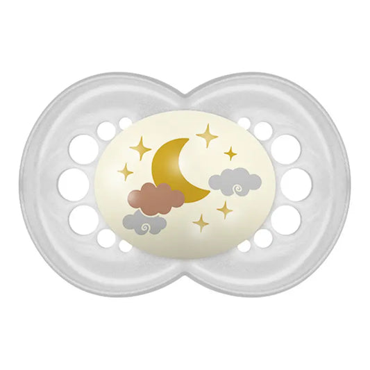 Mam Soother Original Night 16+ Silicone Neutro, 2 unità