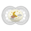 Mam Soother Original Night 16+ Silicone Neutro, 2 unità