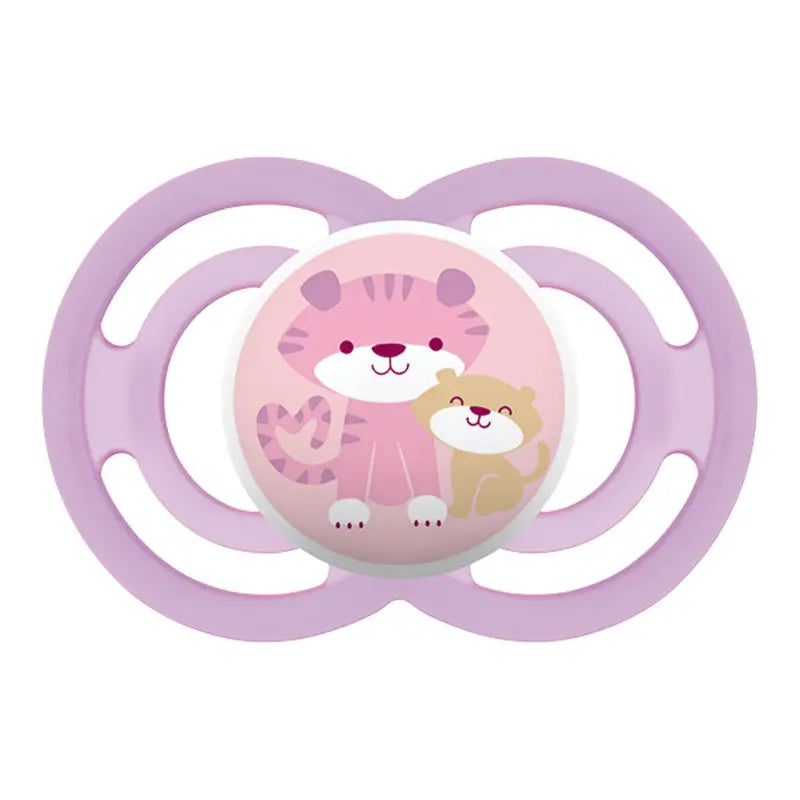 Ciuccio Mam Perfect 16+ in silicone rosa, 1 pezzo
